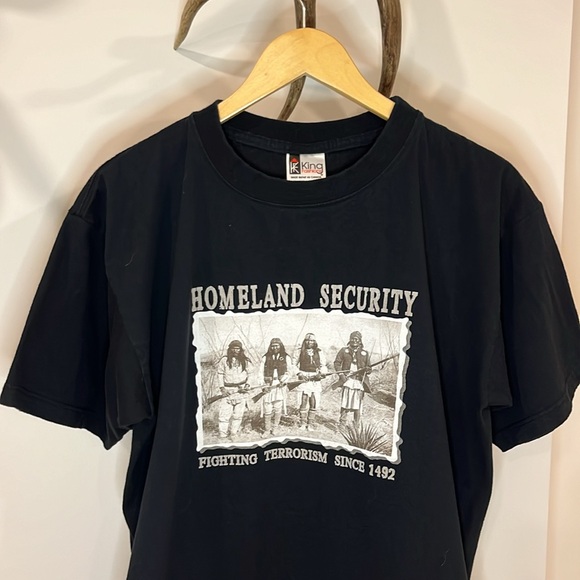 Vintage Homeland Security Natives Tshirt - Picture 2 of 5